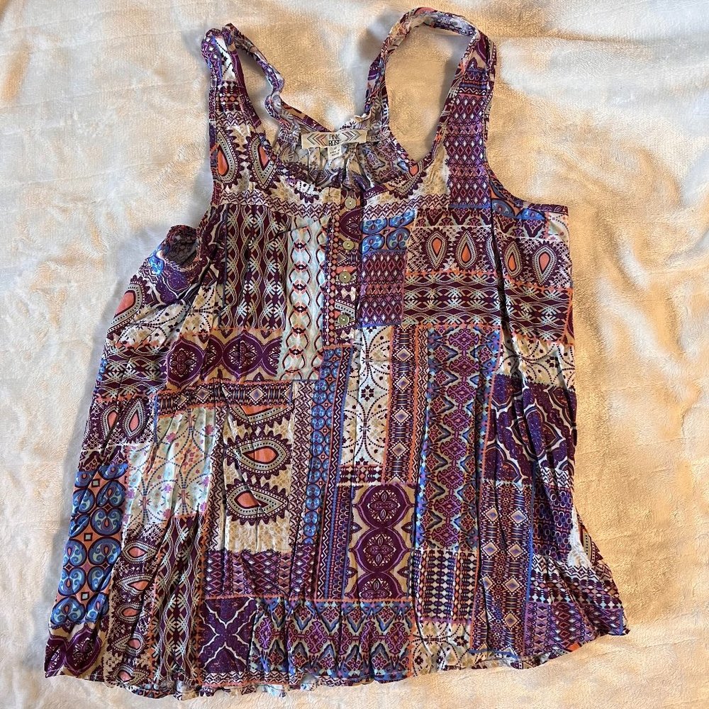 Patch Print Tank Top